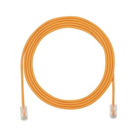 cable de parcheo utp cat6a cmlszh diámetro reducido 28awg color naranja 3ft
