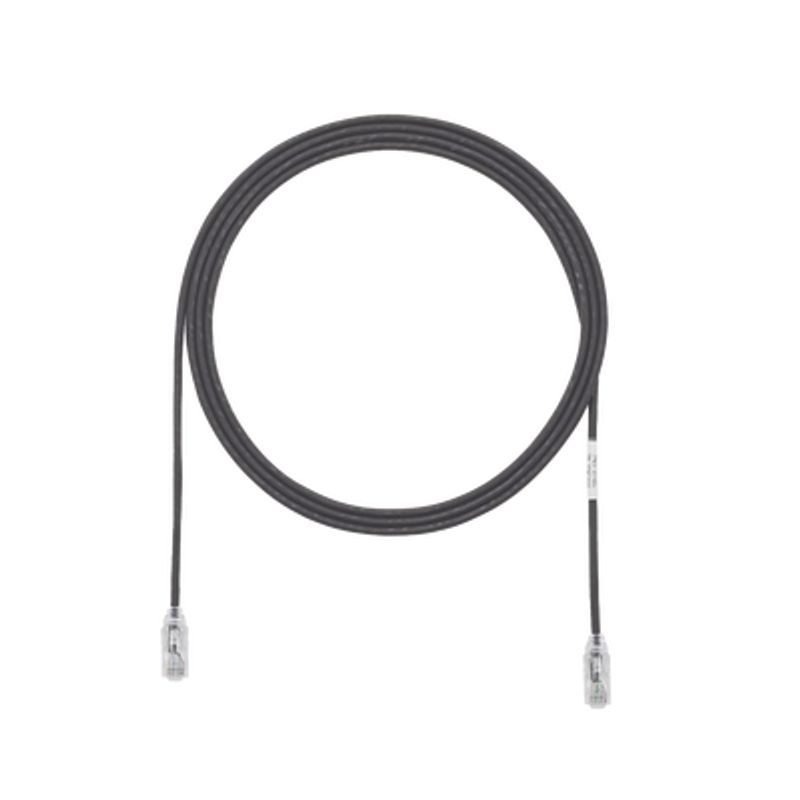 Cable De Parcheo Tx6 Utp Cat6 Diámetro Reducido (28awg) Color Negro 15 Ft 