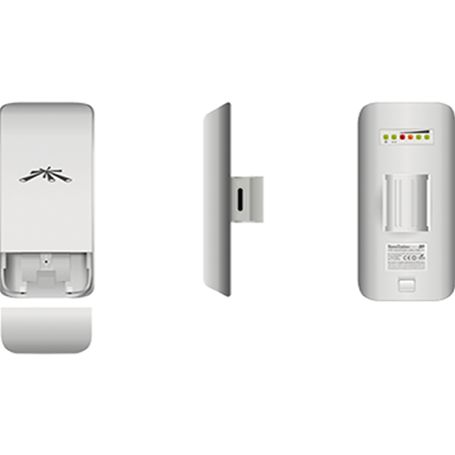 Ubiquiti Nanostation Locom2  Radio Con Antena Integrada Airmax 2.4ghz / Exterior / Mimo / Antena Panel 8 Dbi / 23 Dbm / Rendimie