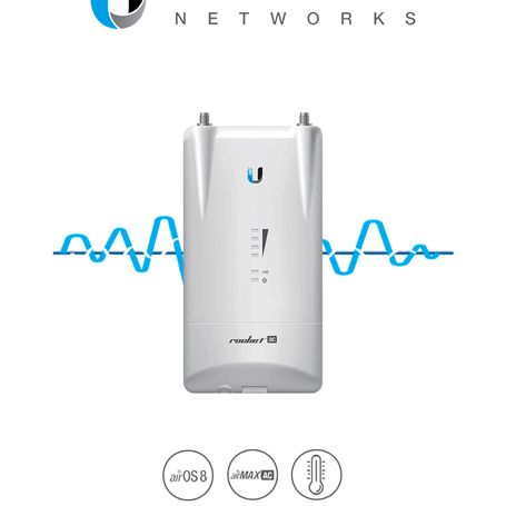 Ubiquiti Rocket R5aclite  Radio Conectorizado Airmax Ac 5ghz / Exterior / Mimo / 2 Conectores Rpsma / 27 Dbm / Rendimiento Hasta