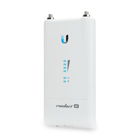 ubiquiti rocket r5aclite  radio conectorizado airmax ac 5ghz  exterior  mimo  2 conectores rpsma  27 dbm  rendimiento hasta 500