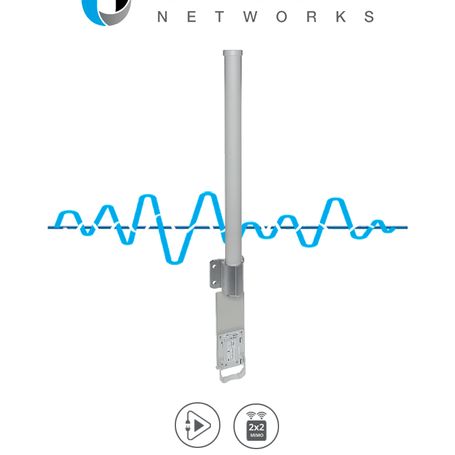 Ubiquiti Amo5g13  Antena Omnidireccional Para Access Point / 5.8ghz / Ganancia 13 Dbi / 2 Conectores Sma Hembra Inverso