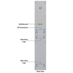 ubiquiti am5g16120  antena sectorial airmax 5ghz  exterior  16 dbi  120 grados apertura  compatible con rocket r5ac lite rocket