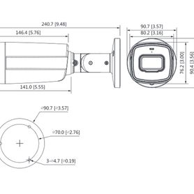 dahua hfw1200thi8  camara bullet hdcvi 1080p lente de 36mm smart ir de 80 mts ip67 dwdr blchcl metal y plastico29154