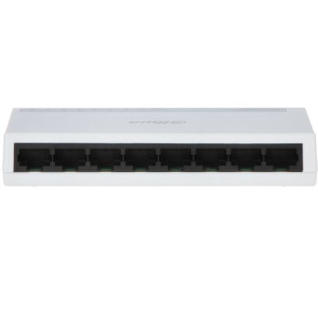 Dahua Pfs30088etl  Switch Para Escritorio De 8 Puertos Fast Ethernet/ 10/100/ Diseno Compacto/ Capa 2/ Switching 1.6 Gbps/ Veloc