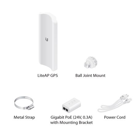 Ubiquiti Lapgps  Radio Con Antena Integrada Airmax Ac 5.8ghz / Exterior / Antena Sectorial 17 Dbi / 90 Grados Apertura / 25 Dbm 