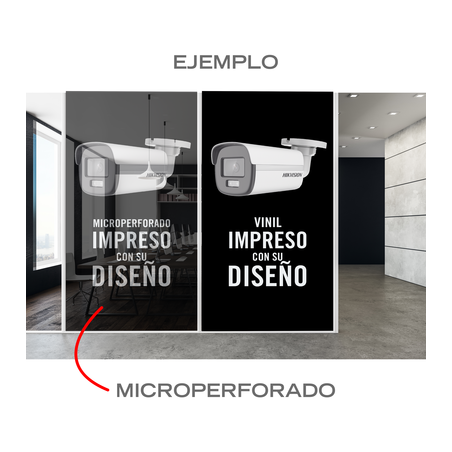 Vinil Microperforado / Metro Cuadrado / Diseño Especial