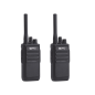 Par de radios analógicos UHF 400-470 MHz de 2 watts de potencia.