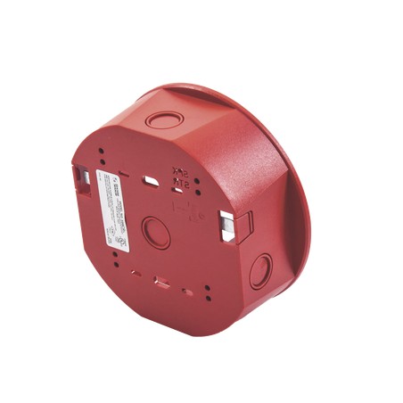 Caja de Montaje en Techo, para Sirena, Color Rojo, Nuevo Diseño Moderno (Novusred)