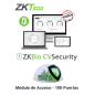 ZKTECO ZKBIOCVACP100 - Licencia Vitalicia para 100 Puertas en Control de Acceso  BioCVSecurity / Hasta 30 000 Usuarios