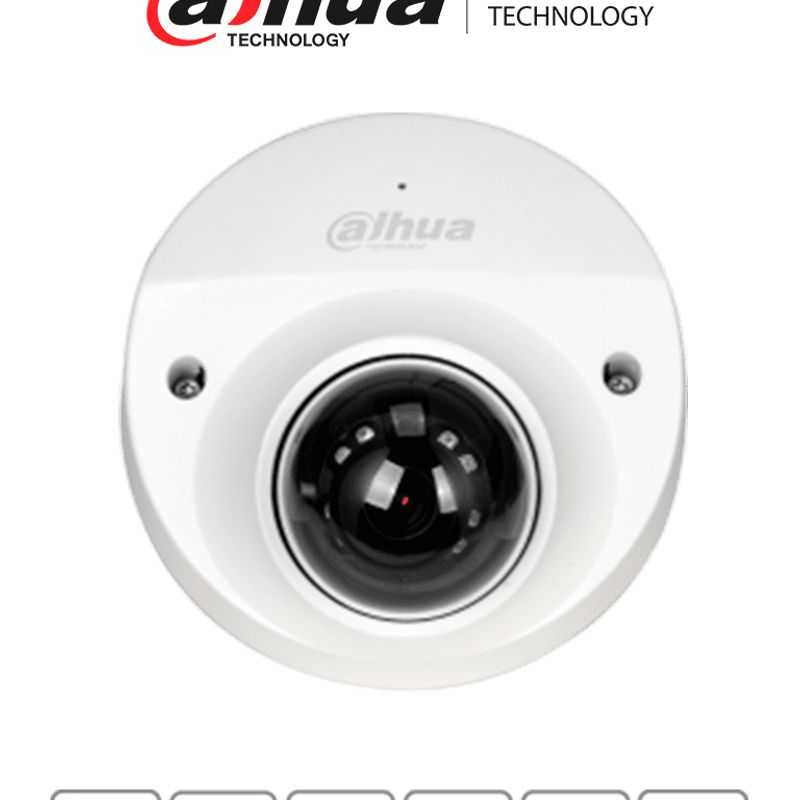 Dahua Ipchdbw5241fnmdaesa0280b  Cámara Ip Domo Para Nvr Movil De 2 Megapixeles/ Lente De 2.8mm Con 106° De Apertura/ Especial Pa