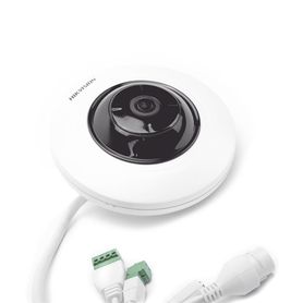 mini fisheye ip 5 megapixel  panorámica 180°  360°  microfono integrado  8 mts ir  uso en interior  poe  múltiples vistas por i