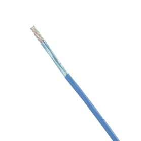 bobina de cable blindado futp de 4 pares cat6a soporte de aplicaciones 10gbaset cmr riser color azul 305m