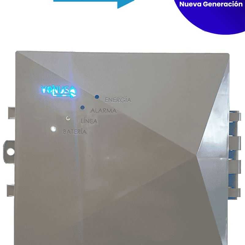 Yonusa Eym12000127ng  Energizador Modular Para Cerco Electrico Con Salida De Voltaje De Hasta 12500 V/ Alcance De Hasta 2500 Met