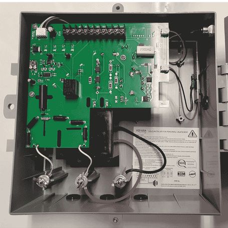 Yonusa Eym12000127ng  Energizador Modular Para Cerco Electrico Con Salida De Voltaje De Hasta 12500 V/ Alcance De Hasta 2500 Met