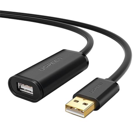 cable de extensión activo usb 20  30 metros  machohembra  booster individual fe11s incorporado  velocidad de hasta 480 mbps  id