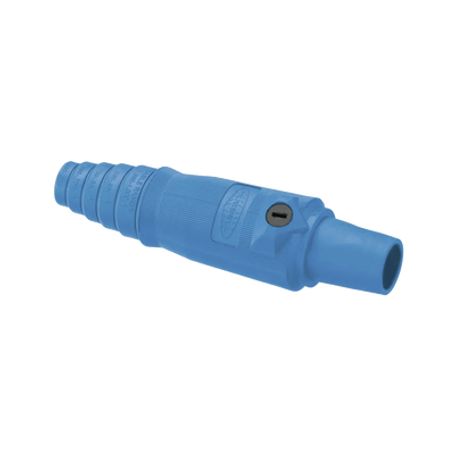 conector hembra unipolar de 400 a 600 v cacc  grado industrial  tornillos de fijación dobles color azul