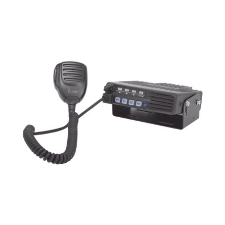 radio móvil analógico en rango de frecuencia 450512 mhz 50 w de potencia de rf incluye micrófono cable de corriente y bracket