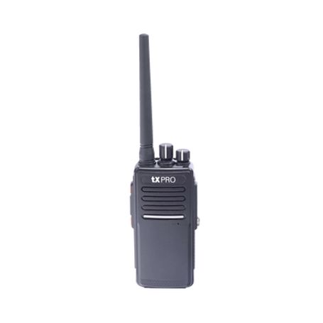 radio portátil vhf 136174 mhz digital dmr y analógico 5 w incluye antena bateria cargador y clip 16 canales preconfigurados