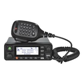radio móvil digital dmr doble banda 136174 mhz en vhf y 400480 mhz en uhf incluye micrófono con dtmf y accesorios de instalació