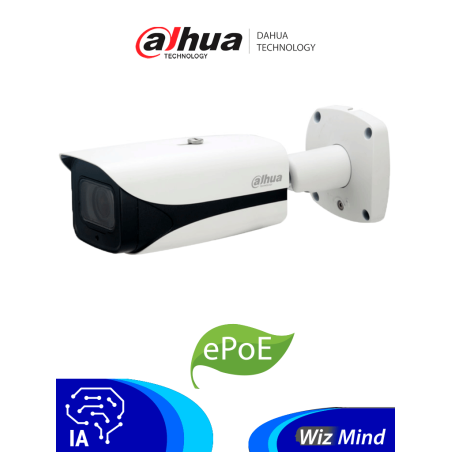 DAHUA IPC-HFW5442EN-ZE - Cámara IP Bullet Resolución de 4 MP/ Lente Mot. 2.7 a 12mm/ ∢ 114°-47°/ IR 50 mts/ IA WizMind