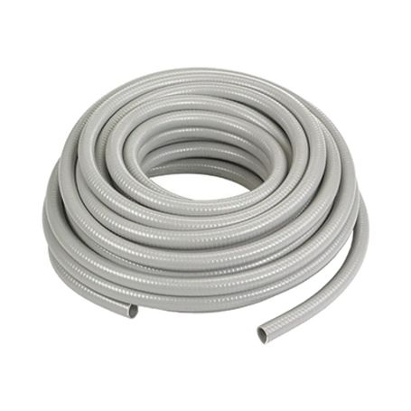 manguera hermética flexible tipo polytuff no metálica gris de 1 y 100 pies uso comercialindustrial208309