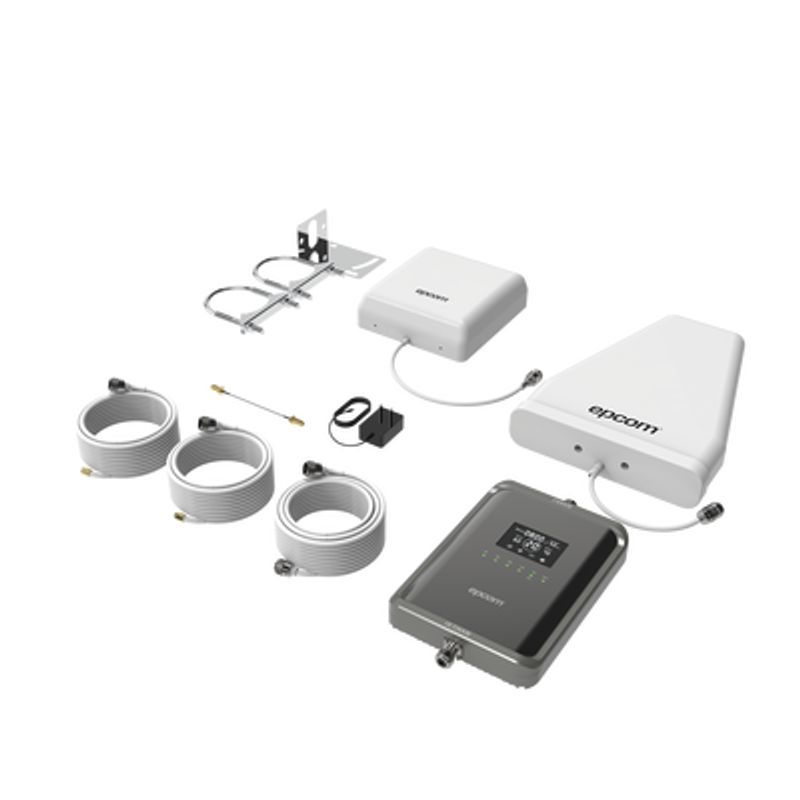 Kit Amplificador de señal celular 4G LTE, 3G y VOZ. Especial para vehículos  - Globaltecnoly