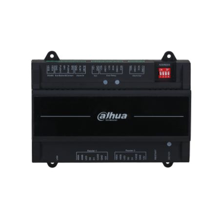 Dahua Dhiasc2202b(t)  Panel De Control De Acceso Para 2 Puertas 2 Lectoras/ Compatible Con Torniquetes Dahua/ Tcp/ip/ Comunicaci