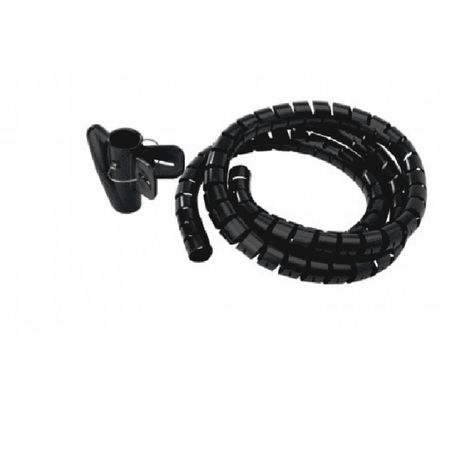 Tvc 400200n Organizador De Cable / Espiral / Color Negro/ 1.5m / Rollo/ Diámetro 2cm 