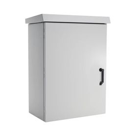 gabinete para exterior osp comline protección nema 4124x33r ip66 600 mm de ancho 500 mm de profundidad 18 ur de aluminio color 