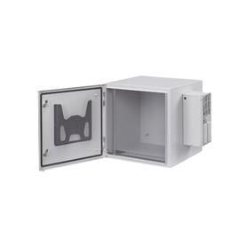 gabinete industrial protek de puerta sólida protección nema tipo 412 ip66 fabricado en acero 12 ur color gris claro