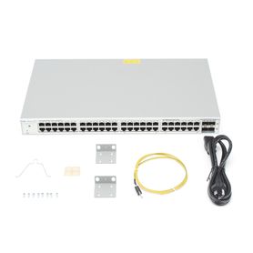 switch administrable capa 2 con 48 puertos gigabit  4 sfp para fibra 10gb gestión gratuita desde la nube214686
