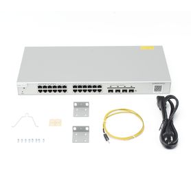 switch administrable capa 2 con 24 puertos gigabit 4 puertos sfp para fibra 10gb gestión gratuita desde la nube214685