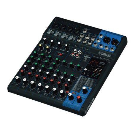 Mezcladora De Audio  10 Canales  Perillas  4 Entradas De Micrófono/linea  3 Entradas Estéreo  Efectos  Usb