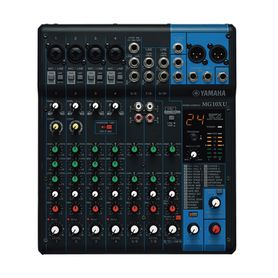 mezcladora de audio  10 canales  perillas  4 entradas de micrófonolinea  3 entradas estéreo  efectos  usb220296
