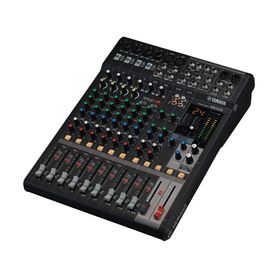 mezcladora de audio  12 canales  6 entradas de micrófonolinea  2 entradas estéreo  efectos integrados  alimentación phantom  mg