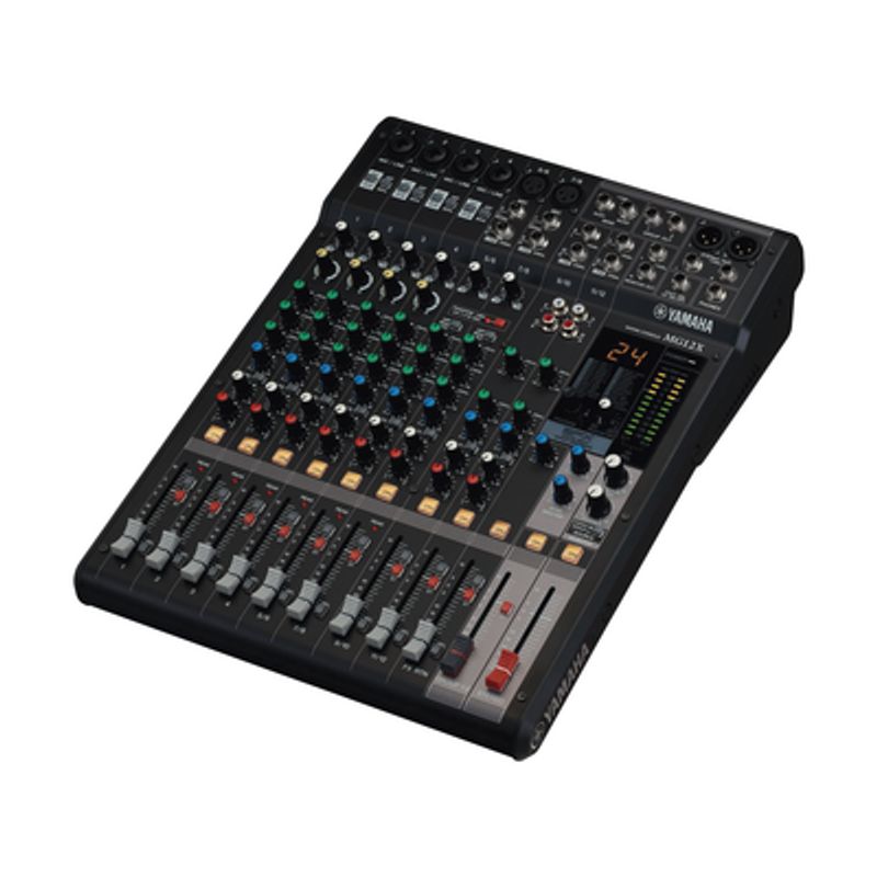 Mezcladora De Audio  12 Canales  6 Entradas De Micrófono/linea  2 Entradas Estéreo  Efectos Integrados  Alimentación Phantom  Mg
