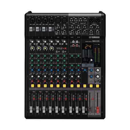 Mezcladora De Audio  12 Canales  6 Entradas De Micrófono/linea  2 Entradas Estéreo  Efectos Integrados  Alimentación Phantom  Mg