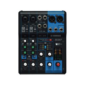 mezcladora de audio  6 canales  2 entradas de micro6 de linea 2 mono  2 estéreo  efectos integrados  alimentación phantom 22278