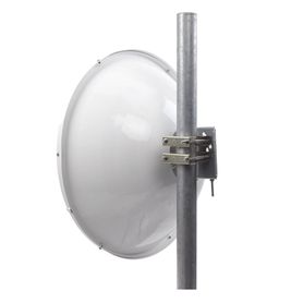 antena direccional de alto rendimiento parábola profunda para mayor aislamiento al ruido  29 dbi  49  64 ghz  conector de guia 