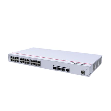 Huawei Ekit  Switch Gigabit Administrable Poe Capa 3 / 24 Puertos 10/100/1000 Mbps (poe) / 4 Puertos Sfp Uplink / 400w / Poe Per