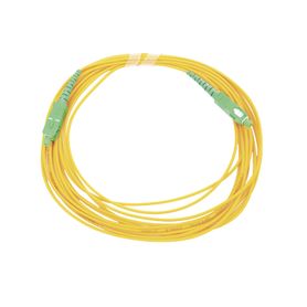 jumper de fibra óptica monomodo scapc  scapc simplex color amarillo 5 metros222709
