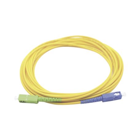 jumper de fibra óptica monomodo scupcscapc simplex color amarillo 3 metros