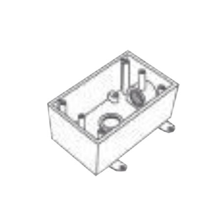 caja condulet fs de 34 1905 mm con dos bocas a prueba de intemperie