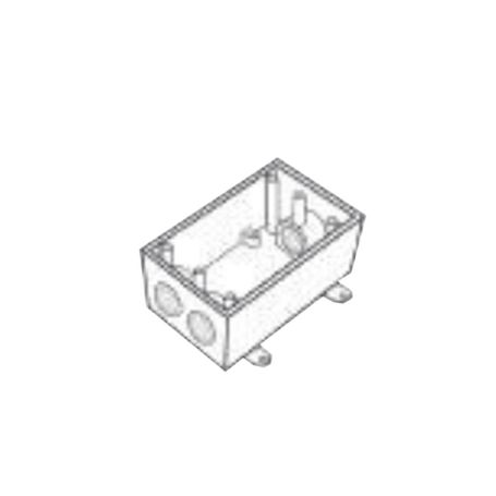 caja condulet fs de 12  127mm con tres bocas a prueba de intemperie