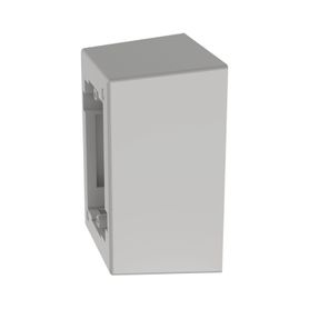 caja de pared superficial de 1 pieza uso universal con placas de pared con cinta adhesiva color blanco220739