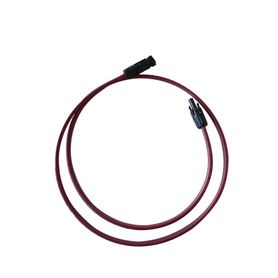 cable fotovoltaico 1 m rojo calibre 10 awg con terminal mc4m en ambos extremos