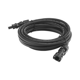 cable fotovoltaico 25 m negro calibre 10 awg con terminales mc4 en ambos extremos216100
