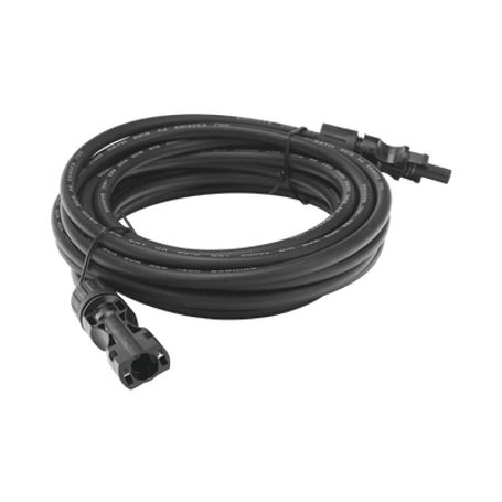 Cable Fotovoltaico 2.5 M Negro Calibre 10 Awg Con Terminales Mc4 En Ambos Extremos Cable Fotovoltaico 2.5 M Negro Calibre 10 Awg Con Terminales Mc4 En Ambos Extremos