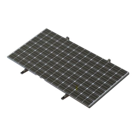 MONTAJE PARA PISO DE CONCRETO PARA 1 MODULO FOTOVOLTAICO DE 450/660W